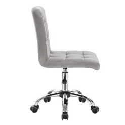 EUGAD Schreibtischstuhl, Arbeitshocker Bürohocker Samt Metall, 360° drehbar, Rosa Hellgrau 24 EUGAD Schreibtischstuhl, Arbeitshocker Bürohocker Samt Metall, 360° drehbar, Rosa Hellgrau -Eugad Möbel Einkaufen b7cc2060 efbf 5542 b56e f6b224222b00