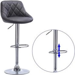 EUGAD Barhocker, 2er-Set Barstühle, höhenverstellbar, 360°drehbar Weiß Bordeaux, Cremewei&szlig;, Grau, Khaki, Rot, Schwarz, Wei&szlig; -Eugad Möbel Einkaufen b81f967f 6d60 59ac 9695 3ede825f5bbe