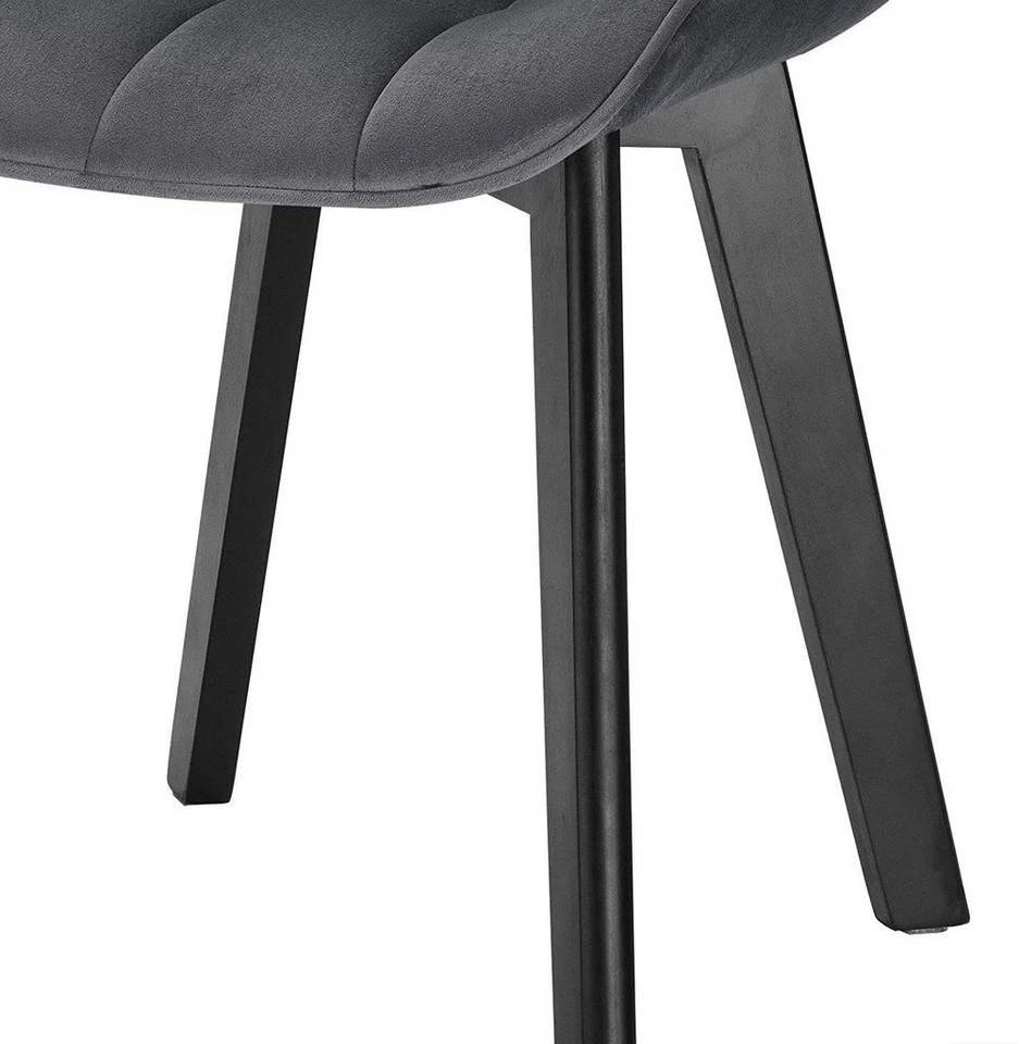 EUGAD Esszimmerstuhl (2 Stück), Wohnzimmerstuhl mit Rückenlehne, Polsterstuhl Küchenstuhl Weich Samt und Holz für ESS- und Wohnzimmer Schwarz Dunkelgrau, Dunkelgrün, Rosa 17 EUGAD Esszimmerstuhl (2 Stück), Wohnzimmerstuhl mit Rückenlehne, Polsterstuhl Küchenstuhl Weich Samt und Holz für ESS- und Wohnzimmer Schwarz Dunkelgrau, Dunkelgrün, Rosa – Bild 17