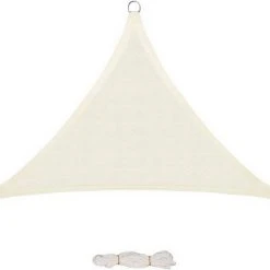 EUGAD Sonnensegel »0211ZYF«, Sonnenschutz Terrasse HDPE Dreieckig Creme -Eugad Möbel Einkaufen bbd6e58a 245f 4a64 b4fd 5c1db08dadae