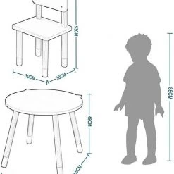 EUGAD Sitzgruppe, Kindertisch mit Stühle, 3tlg. Kindersitzgruppe Kindermöbel, 1 Kindertisch und 2 Kinderstühlen Tischset rund in Katzenform aus MDF und Kiefernholz im Kinderzimmer, Weiß 10 EUGAD Sitzgruppe, Kindertisch mit Stühle, 3tlg. Kindersitzgruppe Kindermöbel, 1 Kindertisch und 2 Kinderstühlen Tischset rund in Katzenform aus MDF und Kiefernholz im Kinderzimmer, Weiß -Eugad Möbel Einkaufen bcee06cc a84f 5623 83c6 b724c554334b