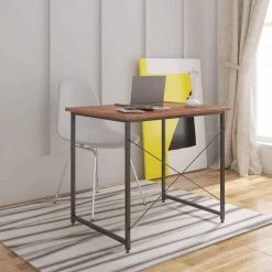 EUGAD Schreibtisch, Computertisch Esstisch Holz Stahl 80x60x70 cm Holz Vintage+schwarz Hell Eiche+schwarz, Hell Eiche+wei&szlig;, Marmor+schwarz -Eugad Möbel Einkaufen c0ff0bac 97ea 5db6 aeef 4d9c661bf0ee