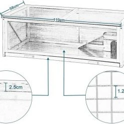 EUGAD Kleintierkäfig, Hamsterkäfig Mäusekäfig,Aufklappbarer Deckel -Eugad Möbel Einkaufen c1908436 76e4 5350 b603 00d7b8c63bf5