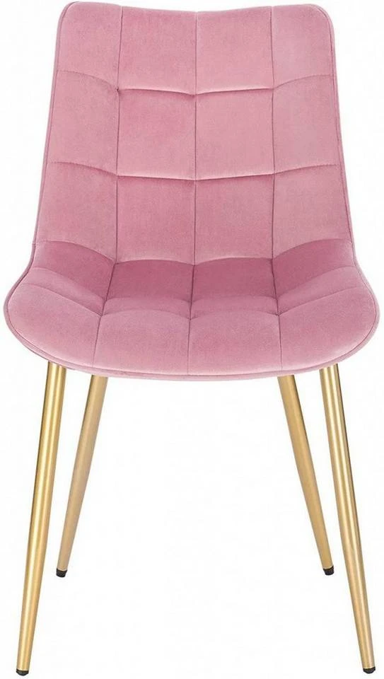 EUGAD Esszimmerstuhl, 4er-Set Küchenstühle Wohnzimmerstuhl mit Rückenlehne, Samt Sitzfläche, Gold Beine Grau Dunkelgrün, Rosa, Schwarz 30 EUGAD Esszimmerstuhl, 4er-Set Küchenstühle Wohnzimmerstuhl mit Rückenlehne, Samt Sitzfläche, Gold Beine Grau Dunkelgrün, Rosa, Schwarz – Bild 30