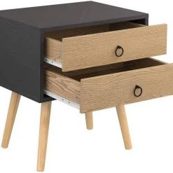 EUGAD Nachttisch, 2er-Set Beistelltisch mit 2 Schubladen Nachtkommode Nachtschrank Holzbeine MDF 46x35x50cm Weiß Grau, Weiß 25 EUGAD Nachttisch, 2er-Set Beistelltisch mit 2 Schubladen Nachtkommode Nachtschrank Holzbeine MDF 46x35x50cm Weiß Grau, Weiß -Eugad Möbel Einkaufen c33f4695 feb6 5219 a784 b01e9e571f8e