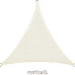 EUGAD Sonnensegel »0211ZYF«, Sonnenschutz Terrasse HDPE Dreieckig Creme -Eugad Möbel Einkaufen c36a4211 d93e 56e1 8115 5697cb1f5387