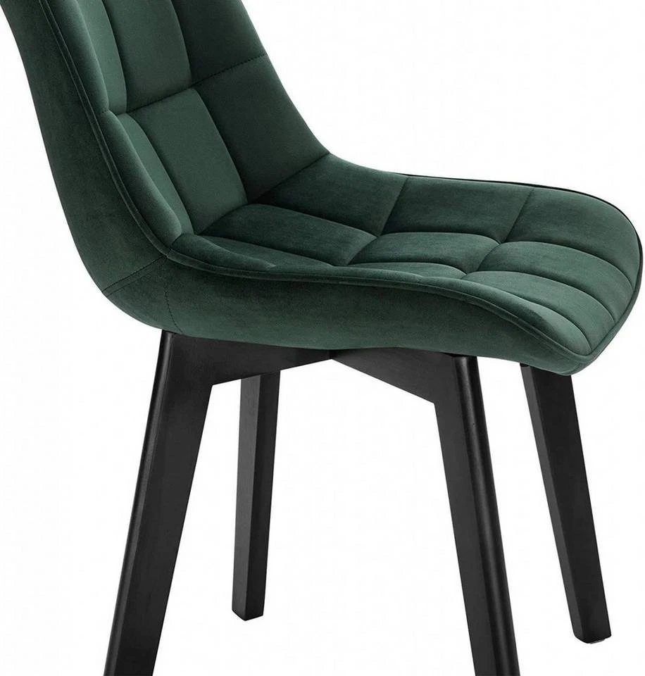 EUGAD Esszimmerstuhl (2 Stück), Wohnzimmerstuhl mit Rückenlehne, Polsterstuhl Küchenstuhl Weich Samt und Holz für ESS- und Wohnzimmer Schwarz Dunkelgrau, Dunkelgrün, Rosa 23 EUGAD Esszimmerstuhl (2 Stück), Wohnzimmerstuhl mit Rückenlehne, Polsterstuhl Küchenstuhl Weich Samt und Holz für ESS- und Wohnzimmer Schwarz Dunkelgrau, Dunkelgrün, Rosa – Bild 23