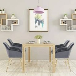 EUGAD Polsterstuhl (Set, 1 Stück), Esszimmerstuhl Küchenstuhl Samt, mit goldener Metallbeinen Blau, Bordeaux, Dunkelgrau, Dunkelgrün, Hellgrau, Rosa, Schwarz 53 EUGAD Polsterstuhl (Set, 1 Stück), Esszimmerstuhl Küchenstuhl Samt, mit goldener Metallbeinen Blau, Bordeaux, Dunkelgrau, Dunkelgrün, Hellgrau, Rosa, Schwarz -Eugad Möbel Einkaufen c45c7418 fcfc 4dde 87ea cad6136ad34a