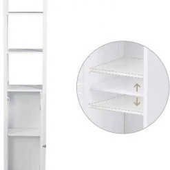 EUGAD Hochschrank Badezimmerschrank mit 5 großen Fächern, Breite/Höhe: 23/160 cm 7 EUGAD Hochschrank Badezimmerschrank mit 5 großen Fächern, Breite/Höhe: 23/160 cm -Eugad Möbel Einkaufen c849e5ef 2c18 5e0a a2ef 3564b8e5fc92