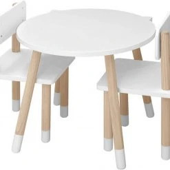 EUGAD Sitzgruppe, Kindertisch mit Stühle, 3tlg. Kindersitzgruppe Kindermöbel, 1 Kindertisch und 2 Kinderstühlen Tischset rund in Katzenform aus MDF und Kiefernholz im Kinderzimmer, Weiß 11 EUGAD Sitzgruppe, Kindertisch mit Stühle, 3tlg. Kindersitzgruppe Kindermöbel, 1 Kindertisch und 2 Kinderstühlen Tischset rund in Katzenform aus MDF und Kiefernholz im Kinderzimmer, Weiß -Eugad Möbel Einkaufen caa4cff5 373e 4311 a47d 3b61bf4975fa