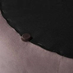 EUGAD Sitzhocker, Sitztruhe mit Stauraum, Sitz rund mit Deckel, Samt, ca.27L, Rosa Dunkelgrau, Hellgrau -Eugad Möbel Einkaufen caede6ba 5892 5dc0 ae3d 67ba78895752