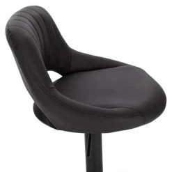 EUGAD Barhocker (2 St), 2er-Set 360° drehbar stufenlos höhenverstellbar mit Rückenlehne aus Kunstleder und Stahl Dunkelbraun Anthrazit, Grau -Eugad Möbel Einkaufen cd66777b d9a4 5a46 97a6 6576d3d6617d