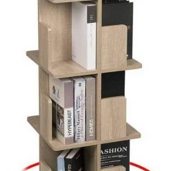 EUGAD Bücherregal, Raumteiler Standregal 360° frei drehbar, mit 4 Ebenen, MDF, Natur 9 EUGAD Bücherregal, Raumteiler Standregal 360° frei drehbar, mit 4 Ebenen, MDF, Natur -Eugad Möbel Einkaufen ce21d2eb 1258 5021 b23a 922a244fb55c