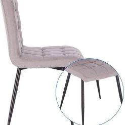 EUGAD Esszimmerstuhl (4 Stück), Küchenstuhl Polsterstuhl, mit Rückenlehne, Metallbeine, Sitzfläche aus Leinen, Hellgrau 12 EUGAD Esszimmerstuhl (4 Stück), Küchenstuhl Polsterstuhl, mit Rückenlehne, Metallbeine, Sitzfläche aus Leinen, Hellgrau -Eugad Möbel Einkaufen d28f2e4a 6e07 4942 ad9a 2a04ac8cf01c