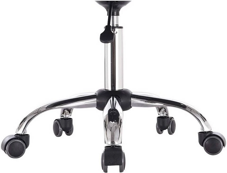 EUGAD Schreibtischstuhl, Bürohocker Schreibtischstuhl Rollhocker drehbar höhenverstellbar Stoffbezug Metall Dunkelgrau, Hellgrau 7 EUGAD Schreibtischstuhl, Bürohocker Schreibtischstuhl Rollhocker drehbar höhenverstellbar Stoffbezug Metall Dunkelgrau, Hellgrau – Bild 7