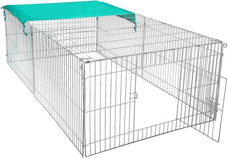 EUGAD Freigehege »0002TSL«, Freilaufgehege mit Sonnenschutz für Kleintiere 4 EUGAD Freigehege »0002TSL«, Freilaufgehege mit Sonnenschutz für Kleintiere – Bild 4