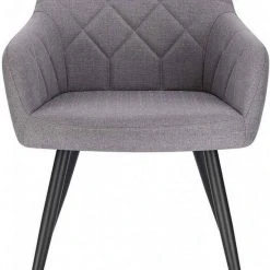 EUGAD Esszimmerstuhl (2 Stück), Wohnzimmerstuhl aus Leinen Polsterstuhl mit Armlehnen und Rückenlehne schwarze Gestell aus Metall Hellgrau Dunkelgrau 19 EUGAD Esszimmerstuhl (2 Stück), Wohnzimmerstuhl aus Leinen Polsterstuhl mit Armlehnen und Rückenlehne schwarze Gestell aus Metall Hellgrau Dunkelgrau -Eugad Möbel Einkaufen d6654785 41d1 531d 8ad1 541bd6e9a7c2