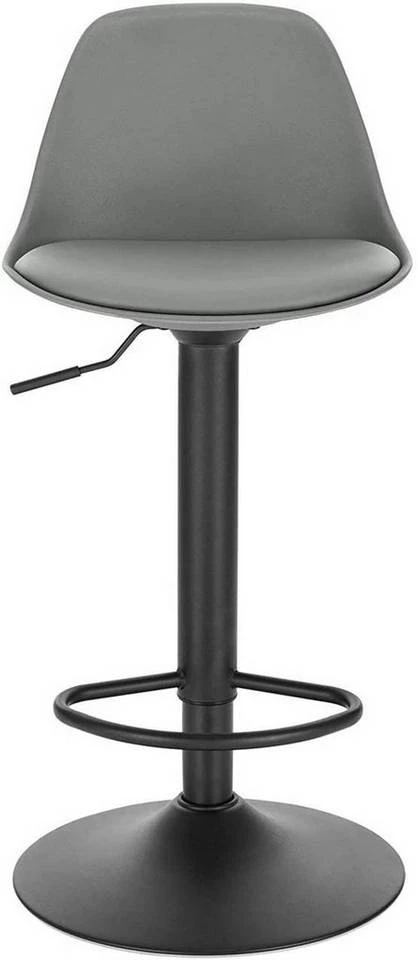 EUGAD Barhocker, mit Rückenlehne, Barstühle Höhenverstellbar und 360° Drehbar, Zeitgenössisch für Esszimmer, Bar Schwarz Grau 12 EUGAD Barhocker, mit Rückenlehne, Barstühle Höhenverstellbar und 360° Drehbar, Zeitgenössisch für Esszimmer, Bar Schwarz Grau – Bild 12