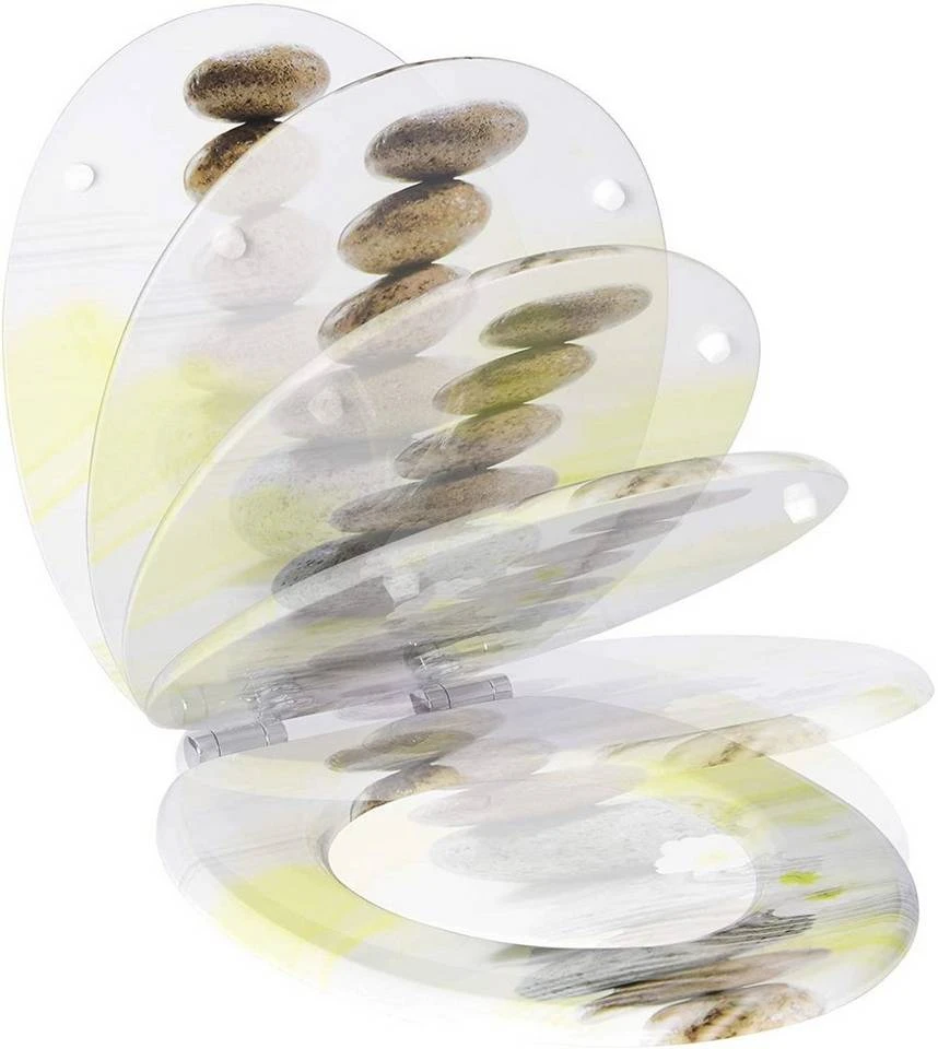 EUGAD WC-Sitz (1-St), Toilettensitz, WC Sitz mit Absenkautomatik, MDF, Holz, Softclose Scharnier Grüne Blätter, Holzfarbe, Lilie, Seestern, Seestern Am Strand, Seestern Sonnenuntergang, Stone, Lila Blume und Stones 34 EUGAD WC-Sitz (1-St), Toilettensitz, WC Sitz mit Absenkautomatik, MDF, Holz, Softclose Scharnier Grüne Blätter, Holzfarbe, Lilie, Seestern, Seestern Am Strand, Seestern Sonnenuntergang, Stone, Lila Blume und Stones – Bild 34