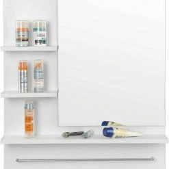 EUGAD Spiegelschrank Hängeschrank mit 3 Ablagen Weiß 16 EUGAD Spiegelschrank Hängeschrank mit 3 Ablagen Weiß -Eugad Möbel Einkaufen d8a8c781 73ae 51af 9444 0515d728ef8e