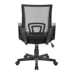 EUGAD Chefsessel (1 Stück), Bürostuhl mit Netz-Design-Sitzkissen Wippfunktion, Mesh, Schwarz Grau -Eugad Möbel Einkaufen dad1da48 d359 5253 9112 1fb0a090755e