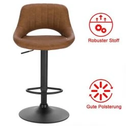 EUGAD Barhocker, 4er-Set Tresenhocker aus Kunstleder Gestell aus Stahl Dunkelbraun Anthrazit, Grau 49 EUGAD Barhocker, 4er-Set Tresenhocker aus Kunstleder Gestell aus Stahl Dunkelbraun Anthrazit, Grau -Eugad Möbel Einkaufen dbb1374c dec6 570c a6af 0cadd37d94e4