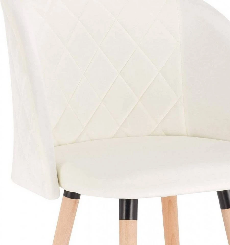 EUGAD Esszimmerstuhl, 6er-Set Esszimmerstuhl Küchenstuhl Samt Massivholz Cremeweiß Cremeweiß, Rosa 7 EUGAD Esszimmerstuhl, 6er-Set Esszimmerstuhl Küchenstuhl Samt Massivholz Cremeweiß Cremeweiß, Rosa – Bild 7