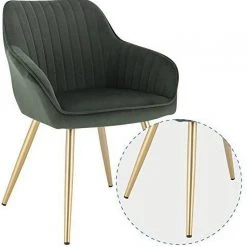 EUGAD Polsterstuhl (Set, 1 Stück), Esszimmerstuhl Küchenstuhl Samt, mit goldener Metallbeinen Blau, Bordeaux, Dunkelgrau, Dunkelgrün, Hellgrau, Rosa, Schwarz 66 EUGAD Polsterstuhl (Set, 1 Stück), Esszimmerstuhl Küchenstuhl Samt, mit goldener Metallbeinen Blau, Bordeaux, Dunkelgrau, Dunkelgrün, Hellgrau, Rosa, Schwarz -Eugad Möbel Einkaufen dd9b6827 2dd3 43b8 9a19 604b546ddf2a