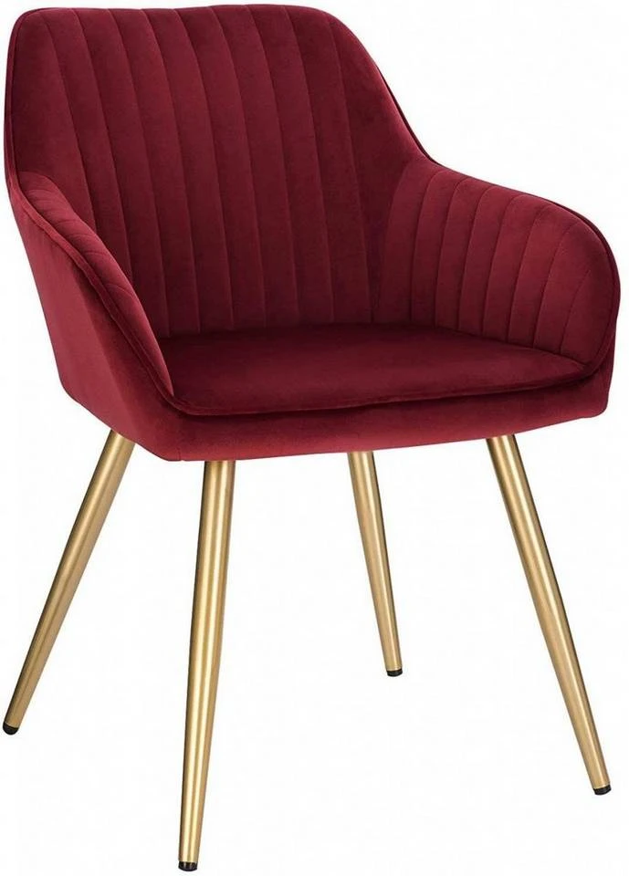 EUGAD Polsterstuhl (Set, 1 Stück), Esszimmerstuhl Küchenstuhl Samt, mit goldener Metallbeinen Blau, Bordeaux, Dunkelgrau, Dunkelgrün, Hellgrau, Rosa, Schwarz 27 EUGAD Polsterstuhl (Set, 1 Stück), Esszimmerstuhl Küchenstuhl Samt, mit goldener Metallbeinen Blau, Bordeaux, Dunkelgrau, Dunkelgrün, Hellgrau, Rosa, Schwarz – Bild 27