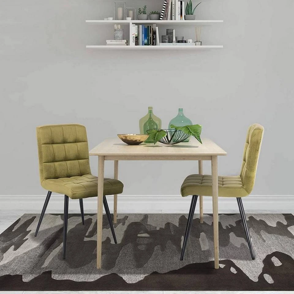 EUGAD Esszimmerstuhl (2 Stück), Polsterstuhl Wohnzimmerstuhl Samtstuhl Sessel mit Rückenlehne, Metallbeine, Sitzfläche aus Samt, Dunkelgrün Blau, Creme, Dunkelgrau, Dunkelgrün, Hellgrau, Rosa 4 EUGAD Esszimmerstuhl (2 Stück), Polsterstuhl Wohnzimmerstuhl Samtstuhl Sessel mit Rückenlehne, Metallbeine, Sitzfläche aus Samt, Dunkelgrün Blau, Creme, Dunkelgrau, Dunkelgrün, Hellgrau, Rosa – Bild 4