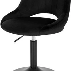 EUGAD Barhocker (4 St), Barstuhl Barsessel Sessel Loungesessel höhenverstellbar Clubsessel Cocktailsessel Drehsessel Samt Sitzhöhe 40–55 cm Schwarz Dunkelgrau, Rosa -Eugad Möbel Einkaufen de8d1b70 357f 4e4e aedc 0121262134ab