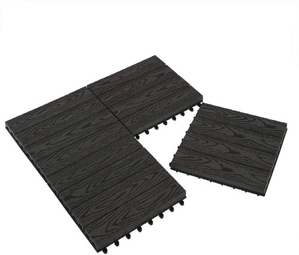 EUGAD WPC-Fliesen, WPC Fliesen Klickfliesen in Holzoptik 22 Stücke für 2m² Hellgrau Anthrazit, Braun, Coffee 17 EUGAD WPC-Fliesen, WPC Fliesen Klickfliesen in Holzoptik 22 Stücke für 2m² Hellgrau Anthrazit, Braun, Coffee – Bild 17