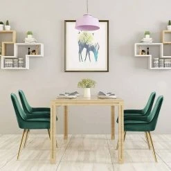 EUGAD Esszimmerstuhl (2 Stück), Küchenstuhl Wohnzimmerstuhl Sitzfläche aus Samt mit Metallbeine,Stuhl für Esszimmer Wohnzimmer Küche, Hellgrau Bordeaux, Dunkelgrau, Dunkelgrün, Rosa -Eugad Möbel Einkaufen e23b4d3a 16bc 4517 990a be07b89a1195