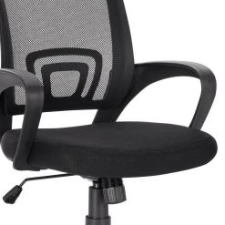 EUGAD Chefsessel (1 Stück), Bürostuhl mit Netz-Design-Sitzkissen Wippfunktion, Mesh, Schwarz Grau -Eugad Möbel Einkaufen e3f22407 da1d 545a aaac 30c2836b7e97