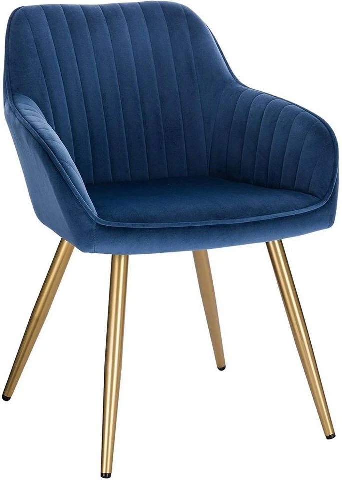 EUGAD Polsterstuhl (Set, 1 Stück), Esszimmerstuhl Küchenstuhl Samt, mit goldener Metallbeinen Blau, Bordeaux, Dunkelgrau, Dunkelgrün, Hellgrau, Rosa, Schwarz 8 EUGAD Polsterstuhl (Set, 1 Stück), Esszimmerstuhl Küchenstuhl Samt, mit goldener Metallbeinen Blau, Bordeaux, Dunkelgrau, Dunkelgrün, Hellgrau, Rosa, Schwarz – Bild 8