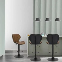 EUGAD Barhocker, 4er-Set mit Rückenlehne aus Kunstleder Metall Braun Anthrazit, Dunkelbraun, Grau 49 EUGAD Barhocker, 4er-Set mit Rückenlehne aus Kunstleder Metall Braun Anthrazit, Dunkelbraun, Grau -Eugad Möbel Einkaufen e56a48ae 38f0 4f06 a525 6e330069cabb