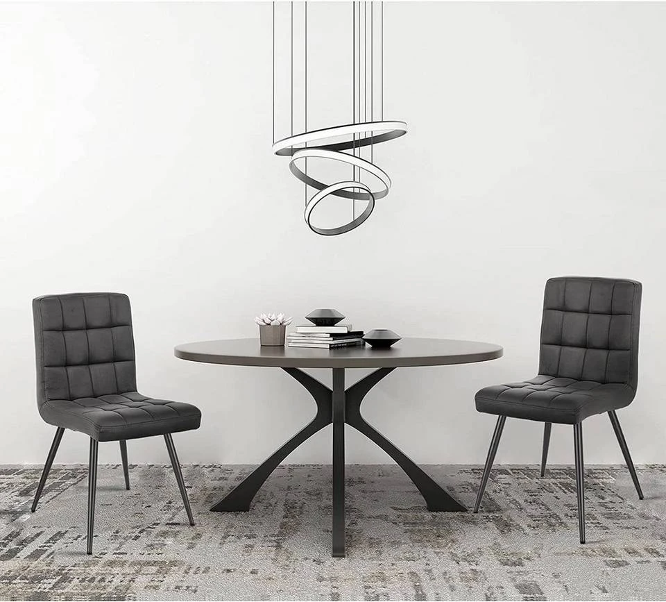 EUGAD Esszimmerstuhl (4 Stück), Polsterstuhl Wohnzimmerstuhl Samtstuhl Sessel mit Rückenlehne, Metallbeine, Sitzfläche aus Samt, Blau Creme, Dunkelgrau, Hellgrau, Rosa 28 EUGAD Esszimmerstuhl (4 Stück), Polsterstuhl Wohnzimmerstuhl Samtstuhl Sessel mit Rückenlehne, Metallbeine, Sitzfläche aus Samt, Blau Creme, Dunkelgrau, Hellgrau, Rosa – Bild 28