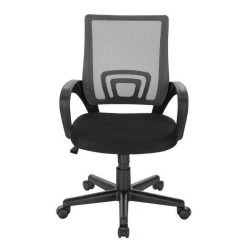 EUGAD Chefsessel (1 Stück), Bürostuhl mit Netz-Design-Sitzkissen Wippfunktion, Mesh, Schwarz Grau -Eugad Möbel Einkaufen eaa14f17 db7b 5aaa 9ab6 c7bfb7e0d217