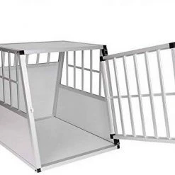 EUGAD Tiertransportbox, Hundetransportbox Alu Hundebox Reisebox Autobox für große Hunde Husky Samojede Weimaraner Border Collie Chow-Chow Shetland Sheepdog 85x65x69 cm Silber Grau 23 EUGAD Tiertransportbox, Hundetransportbox Alu Hundebox Reisebox Autobox für große Hunde Husky Samojede Weimaraner Border Collie Chow-Chow Shetland Sheepdog 85x65x69 cm Silber Grau -Eugad Möbel Einkaufen eb7457e2 cf93 55e6 85ac 3724886fbf3e