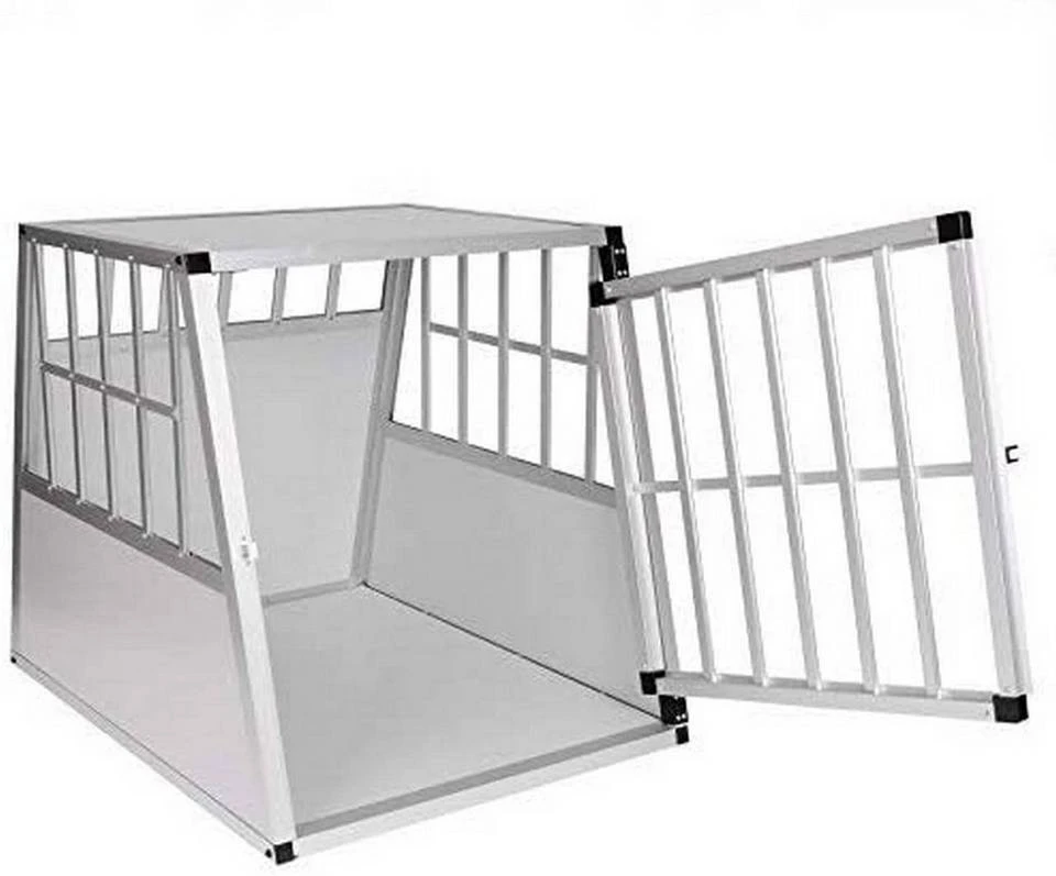 EUGAD Tiertransportbox, Hundetransportbox Alu Hundebox Reisebox Autobox für große Hunde Husky Samojede Weimaraner Border Collie Chow-Chow Shetland Sheepdog 85x65x69 cm Silber Grau 11 EUGAD Tiertransportbox, Hundetransportbox Alu Hundebox Reisebox Autobox für große Hunde Husky Samojede Weimaraner Border Collie Chow-Chow Shetland Sheepdog 85x65x69 cm Silber Grau – Bild 11