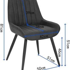 EUGAD Esszimmerstuhl, Polsterstuhl 2er-Set,Sitzfläche aus Stoffbezug Anthrazit, Dunkelbraun, Dunkelgrau 28 EUGAD Esszimmerstuhl, Polsterstuhl 2er-Set,Sitzfläche aus Stoffbezug Anthrazit, Dunkelbraun, Dunkelgrau -Eugad Möbel Einkaufen ecfb41c8 b9de 57a3 bbe1 934d95872db6