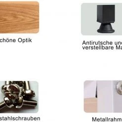 EUGAD Schreibtisch, Bürotisch mit Ablage Holz Stahl 120x64x120cm (BxTxH) Hell Eiche+schwarz Dunkel Buche-Schwarz, Hell Eiche-Schwarz, Hell Eiche-Weiß 22 EUGAD Schreibtisch, Bürotisch mit Ablage Holz Stahl 120x64x120cm (BxTxH) Hell Eiche+schwarz Dunkel Buche-Schwarz, Hell Eiche-Schwarz, Hell Eiche-Weiß -Eugad Möbel Einkaufen eec2b864 9e1b 5712 b23a 3d9d2307f6a4