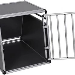 EUGAD Tiertransportbox, Hundetransportbox Alu Hundebox Reisebox Autobox für Husky Samojede Weimaraner Labrador Golden Retriever 90 x 65 x 69 cm XXL Schwarz Grau 22 EUGAD Tiertransportbox, Hundetransportbox Alu Hundebox Reisebox Autobox für Husky Samojede Weimaraner Labrador Golden Retriever 90 x 65 x 69 cm XXL Schwarz Grau -Eugad Möbel Einkaufen ef72c4aa d442 4a0a 9e0f b9fa4a1b83ab