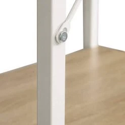 EUGAD Kleiderständer, Garderobenständer mit 2 Ablagen Holz Metall Schwarz-Hell Eiche Schwarz-Vintage, Weiß-Eiche -Eugad Möbel Einkaufen effb5f18 b46e 562a 9267 033df60ab8eb