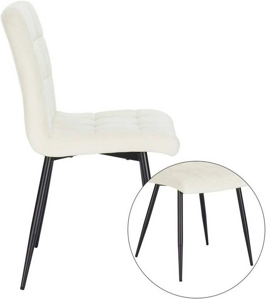 EUGAD Esszimmerstuhl (2 Stück), Polsterstuhl Wohnzimmerstuhl Samtstuhl Sessel mit Rückenlehne, Metallbeine, Sitzfläche aus Samt, Dunkelgrün Blau, Creme, Dunkelgrau, Dunkelgrün, Hellgrau, Rosa 19 EUGAD Esszimmerstuhl (2 Stück), Polsterstuhl Wohnzimmerstuhl Samtstuhl Sessel mit Rückenlehne, Metallbeine, Sitzfläche aus Samt, Dunkelgrün Blau, Creme, Dunkelgrau, Dunkelgrün, Hellgrau, Rosa – Bild 19