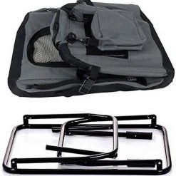 EUGAD Tiertransporttasche, Hundebox faltbar Hundetransportbox Auto Transportbox Reisebox Katzenbox Grau -Eugad Möbel Einkaufen f076c5c5 0d52 4f19 982d 995dc6d8603b