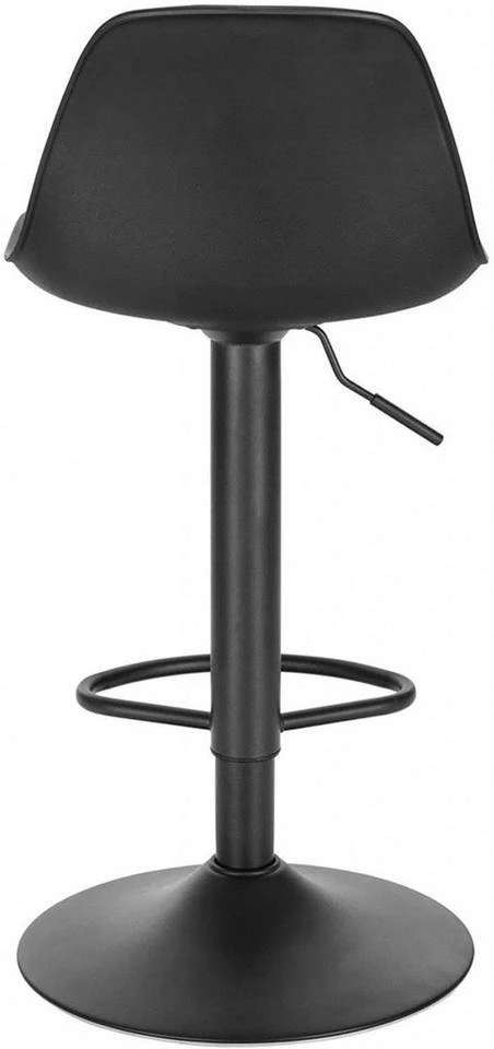 EUGAD Barhocker, mit Rückenlehne, Barstühle Höhenverstellbar und 360° Drehbar, Zeitgenössisch für Esszimmer, Bar Schwarz Grau 5 EUGAD Barhocker, mit Rückenlehne, Barstühle Höhenverstellbar und 360° Drehbar, Zeitgenössisch für Esszimmer, Bar Schwarz Grau – Bild 5