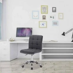 EUGAD Schreibtischstuhl, Bürohocker Schreibtischstuhl Rollhocker drehbar höhenverstellbar Stoffbezug Metall Dunkelgrau, Hellgrau 23 EUGAD Schreibtischstuhl, Bürohocker Schreibtischstuhl Rollhocker drehbar höhenverstellbar Stoffbezug Metall Dunkelgrau, Hellgrau -Eugad Möbel Einkaufen f3423565 62ee 5d07 8684 3d13927b12a7