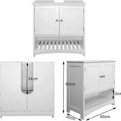 EUGAD Waschbeckenunterschrank Badschrank Unterschrank ohne Waschbecken Weiß 7 EUGAD Waschbeckenunterschrank Badschrank Unterschrank ohne Waschbecken Weiß -Eugad Möbel Einkaufen f4706486 aa54 5941 a9dc cf9c6d240bf9