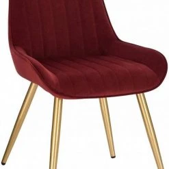 EUGAD Esszimmerstuhl, 4 Stücke Retro Küchenstuhl Sitzfläche aus Samt mit Metallbeine Dunkelgrün Bordeaux, Dunkelgrau, Dunkelgr&uuml;n, Hellgrau, Rosa, Schwarz -Eugad Möbel Einkaufen f4a3c8db c472 5906 ae68 3400d0816dd4